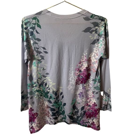 Soft Surrounding Lightweight Floral Top Knit Size P-XS - Picture 5 of 11